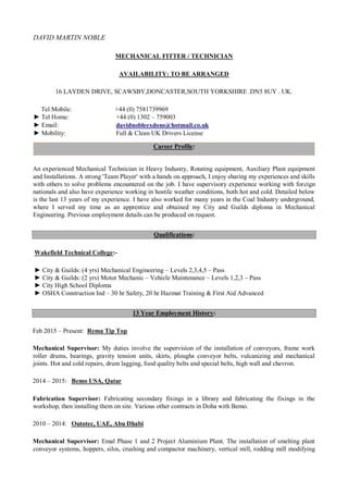 David Noble Cv Pdf