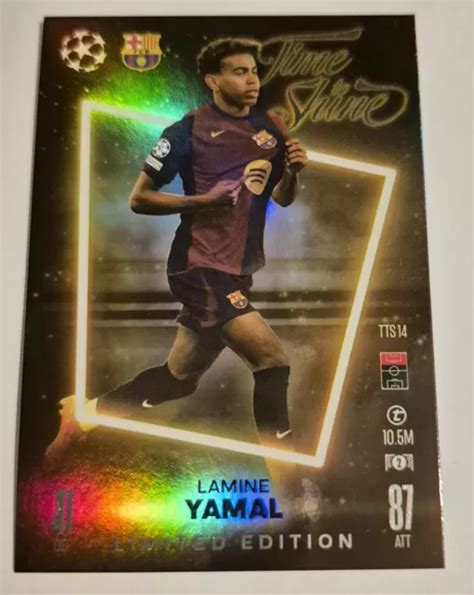 Topps Match Attax Lamine Yamal Fc Barcelona Time To