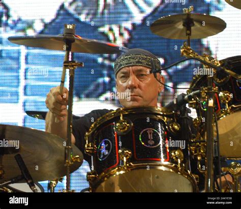 Atlanta Ga Usa 1st Aug 2020 Neil Peart Of Rush Performs At Atlanta