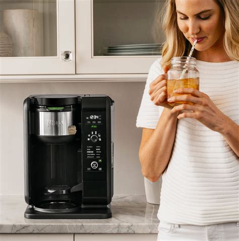 Best Buy Ninja Hot Cold Brew Cup Coffee Maker Black Stainless Steel CP