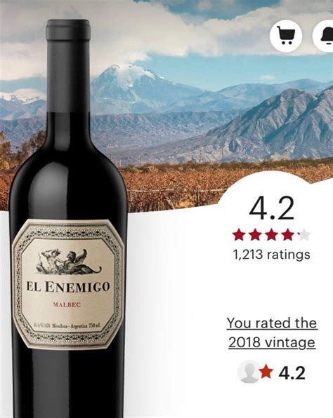 El Enemigo Malbec Thirsty Thursday Food Drinks Alcoholic