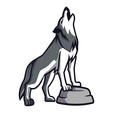 Wolf Howling Clipart