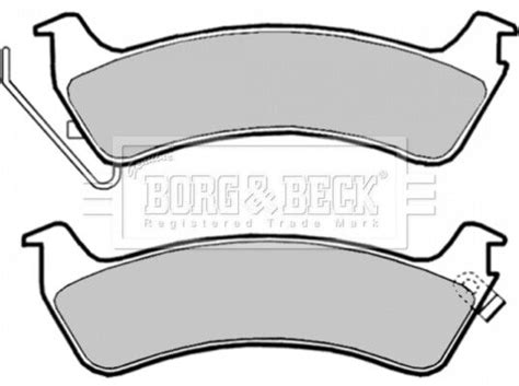 CAPSautomotive Brake Pad Set 04762101AA For Borg Beck BBP1809 EBay