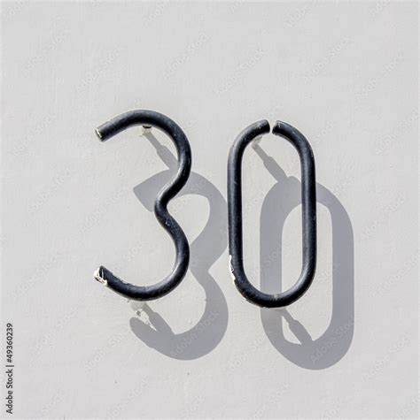 Nr. 30 Stock Photo | Adobe Stock