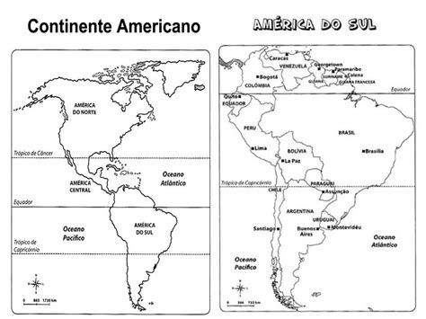 Ca A Palavras Continente Americano Revoeduca