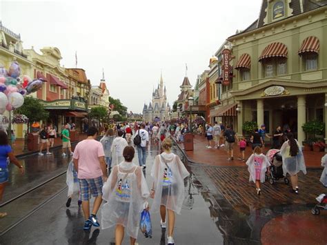 Rain At Magic Kingdom George Yefchak Flickr