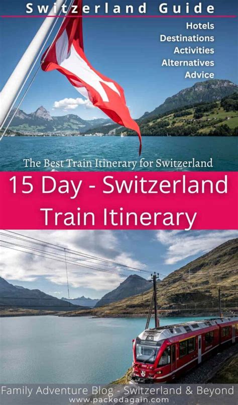 15 Days Switzerland Train Itinerary | Packed Again