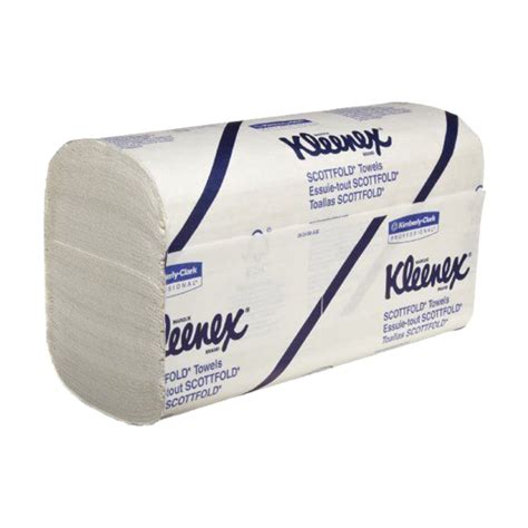 Kleenex Scottfold White Hand Towels 120 Sheets X 20 Packs Ics Clean