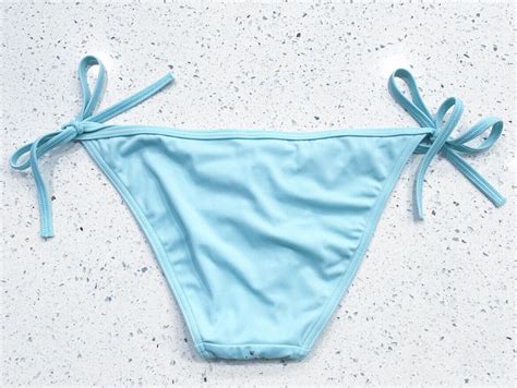 Victorias Secret Cute Baby Blue Bikini Bottom XS Gem