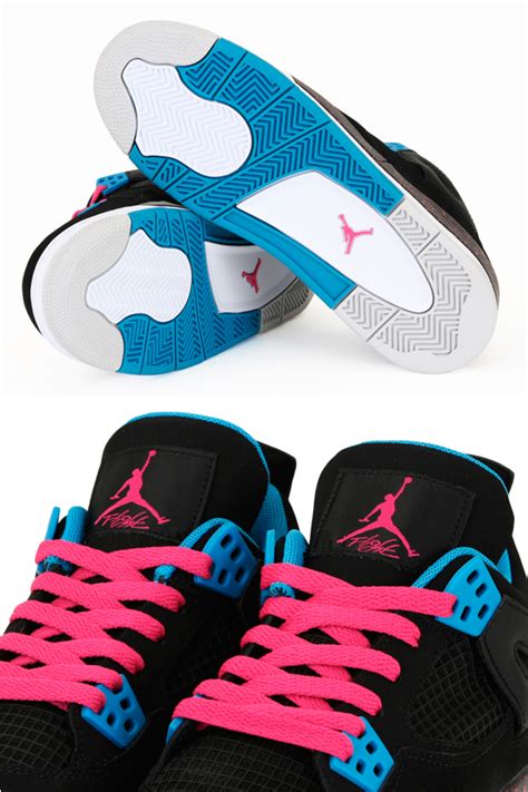 Air Jordan Iv Retro Gs Blackdynamic Blue Vivid Pink Release Info