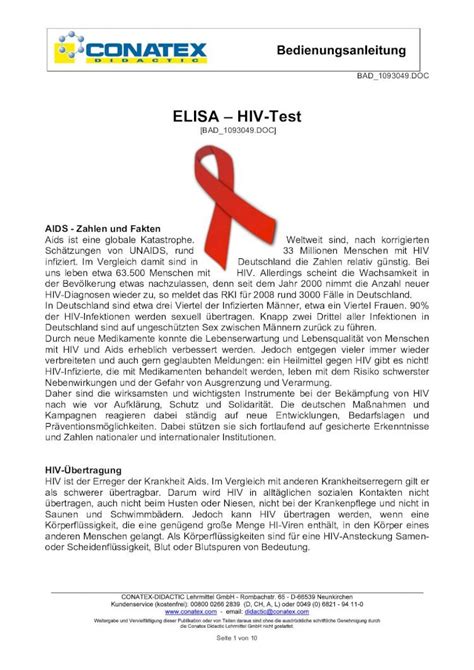 Pdf Elisa Hiv Test€¦ · Elisa Hiv Test [bad 1093049 Doc] Aids