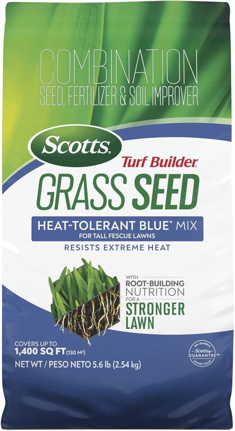 Scotts Turf Builder Grass Seed Heat Tolerant Blue India Ubuy