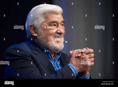 Hamburg Germany 13th Mar 2016 German Actor Mario Adorf On Stage