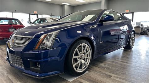 Cadillac Cts V Coupe Opulent Blue Metallic Youtube