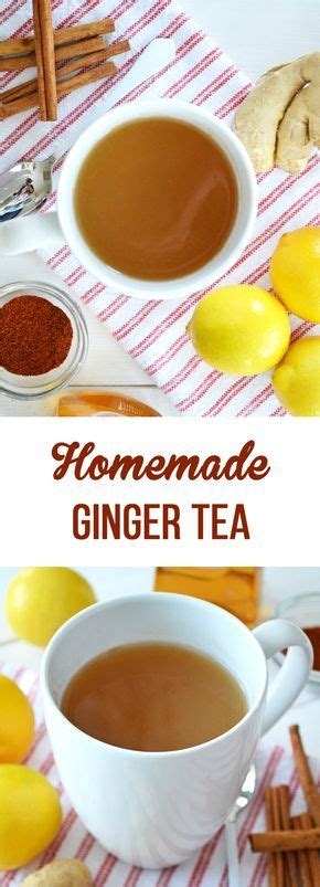 Home Made Ginger Tea A Delicious And Healthy Tea Made With Fresh