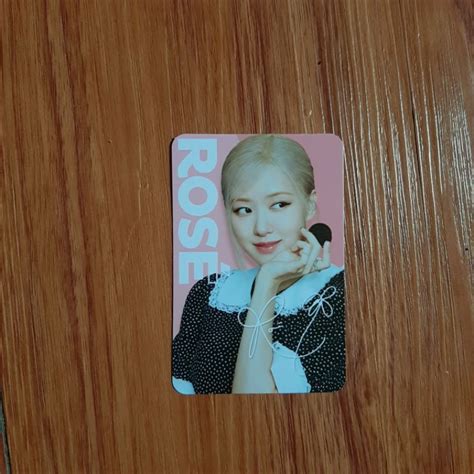 Photocard BLACKPINK X OREO OFFICIAL JENNIE ROSE JISOO LISA OREO X