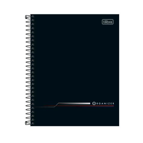 Caderno Executivo Espiral Colegial Fls Organizer Tilibra Na