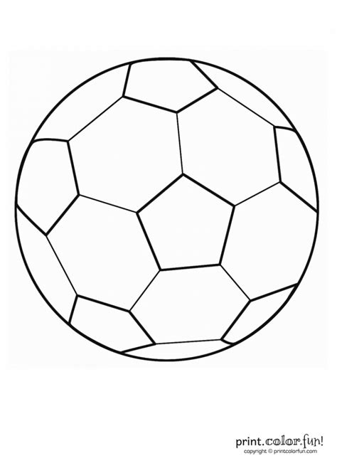 Soccer Ball Coloring Pages At