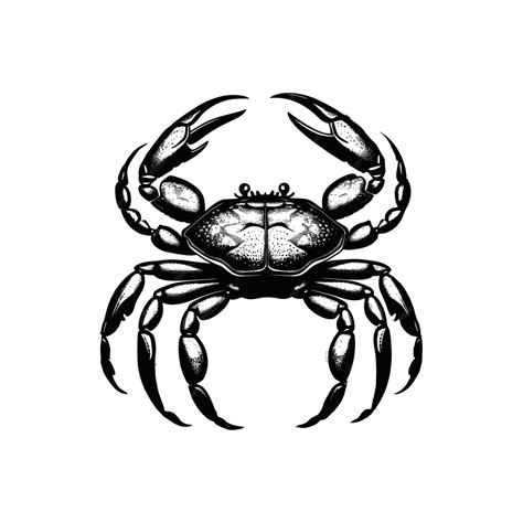 Premium Vector Vector Sea Crab Hand Drawn Engraving Style Sketch