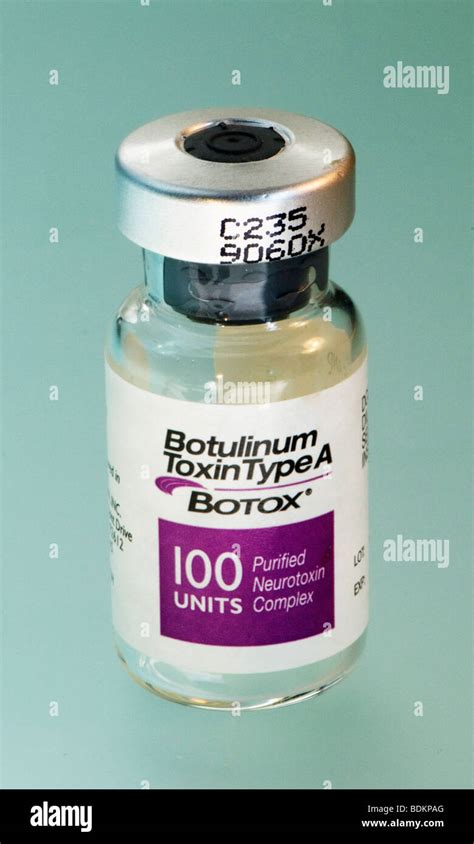 Vial of botulinum toxin type A, Botox Stock Photo - Alamy