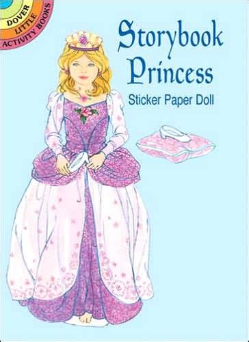 Storybook Princess Sticker Paper Doll By Barbara Steadman Paperback