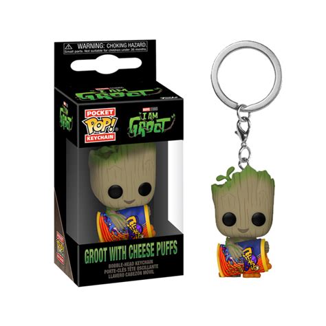 Id9 Marvel Pocket Pop I Am Groot Groot W Cheese Puffs