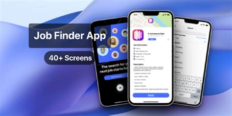 Free Job Finder App UI Kit Figma