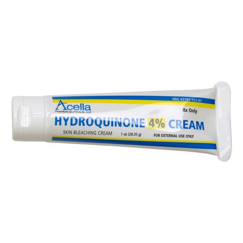 Hydroquinone Cream, 4%, Cream, 28.35 gram/Tube | McGuff Medical Products