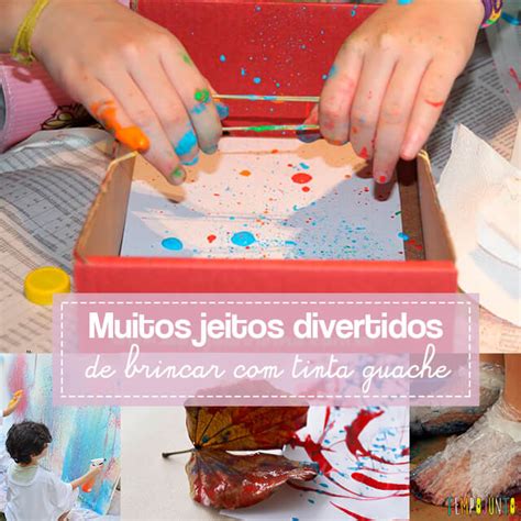 10 maneiras de fazer arte com tinta guache - Tempojunto