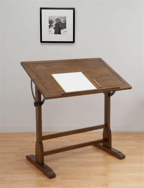 Studio Designs 13304 Vintage Drafting Table Rustic Oak