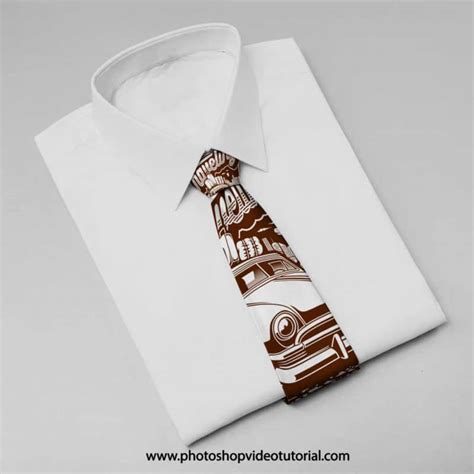 Neck Tie Mockup Psd Mockups File