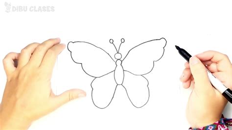 Cómo dibujar una Mariposa paso a paso | Dibujo fácil de Mariposa