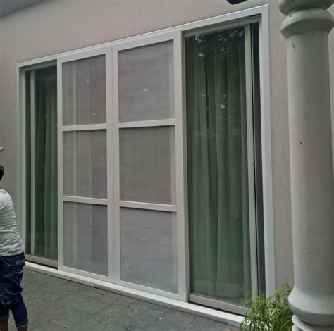 Jual Pintu Sliding UPVC Kawat Nyamuk Baja