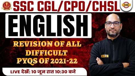 Ssc Cgl Cpo Chsl English Marathon Class English Revision All