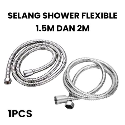 Jual Selang Shower Handshower Air Panas Kamar Mandi Flexible Lentur 1