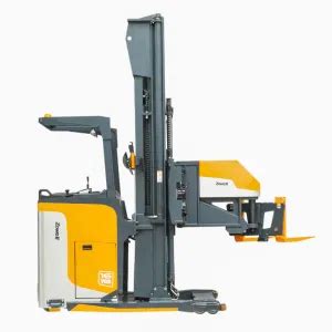 Zowell 3 Way Vna Man Down Stacker Forklift With Lithium Battery ISO