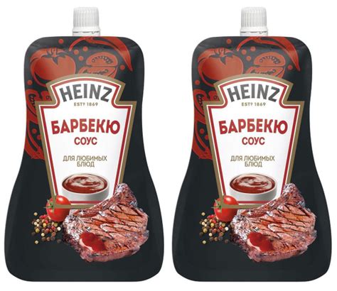 Соус Heinz Барбекю, 200 г, 2 шт - купить с доставкой по выгодным ценам ...