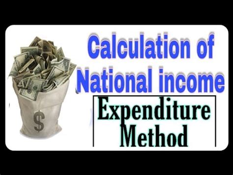 Calculation Of National Income Expenditure Method YouTube