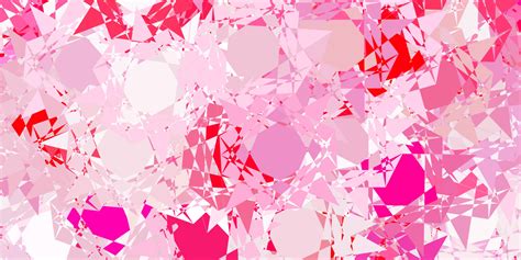Light Pink Vector Pattern With Polygonal Shapes 13758580 Vector Art At