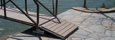 dock ramp gangway slide 3 | Flotation Systems Aluminum Boat Docks