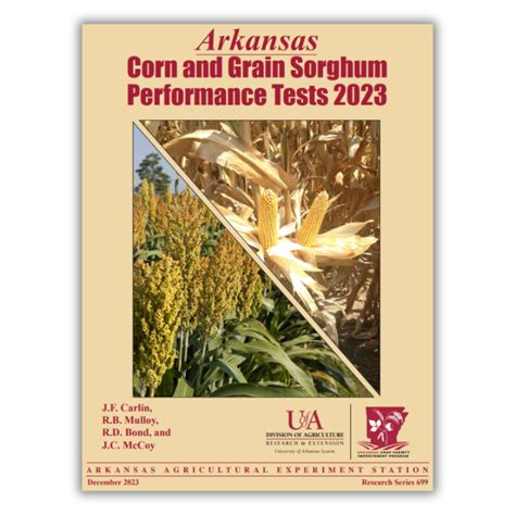 Performance Testing Arkansas Corn And Grain Sorghum Board