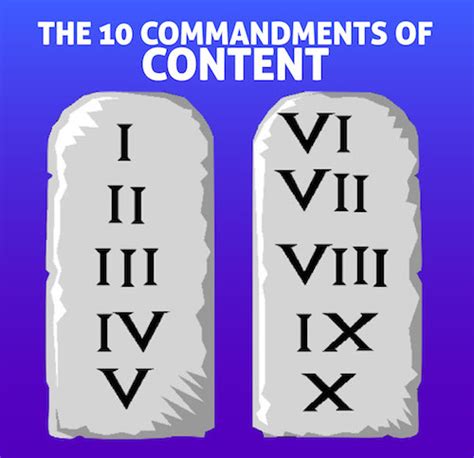 The 10 Commandments Of Content For B2b Sales Success