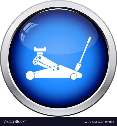 Hydraulic Jack Icon Royalty Free Vector Image Vectorstock