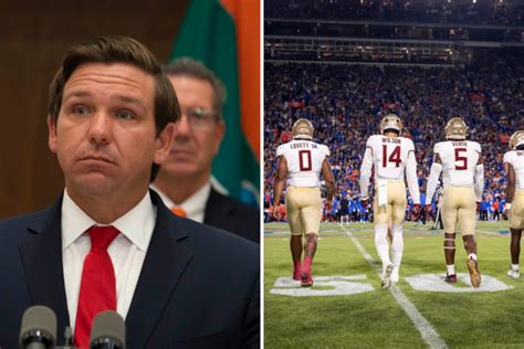 Ron Desantis Not Happy Florida State Left Out Of Ncaa Football Playoff