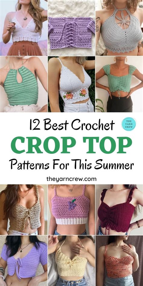 12 Best Crochet Crop Top Patterns For This Summer The Yarn Crew