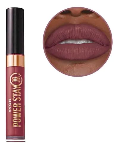 Batom L Quido Power Stay Avon H Dura O Sua Cor Cor Nude Malva Marrom Luxo Mercadolivre