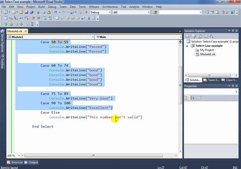 035 Select Case Example 2010 Youtube