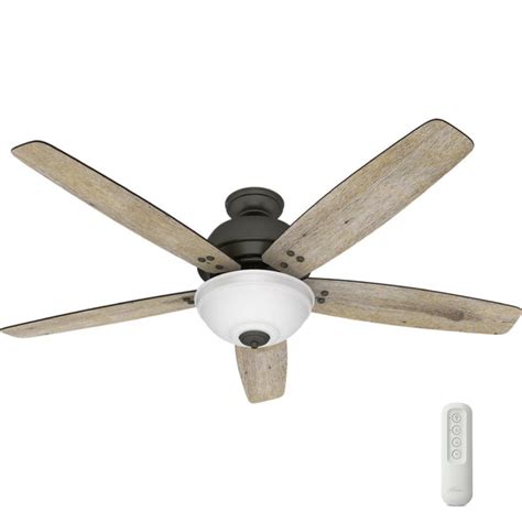 Hunter Ceiling Fan With Light And Remote 60 In. LED Indoor Bronze ...