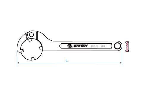 Llave De Gancho Ajustable King Tony