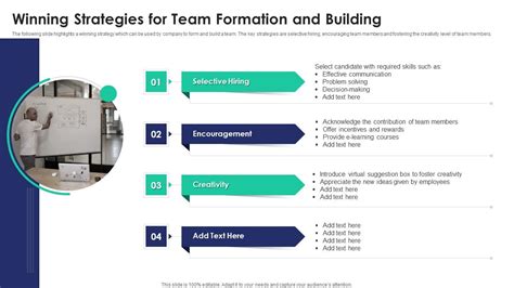 Winning Strategies For Team Formation And Building Diagrams PDF